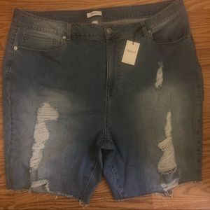 Forever 21+ Light Denim Shorts/Berm